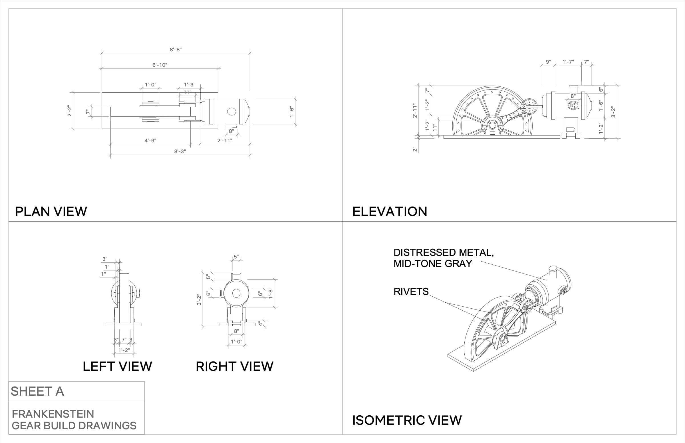 Frankenstein — Plans & Construction 6