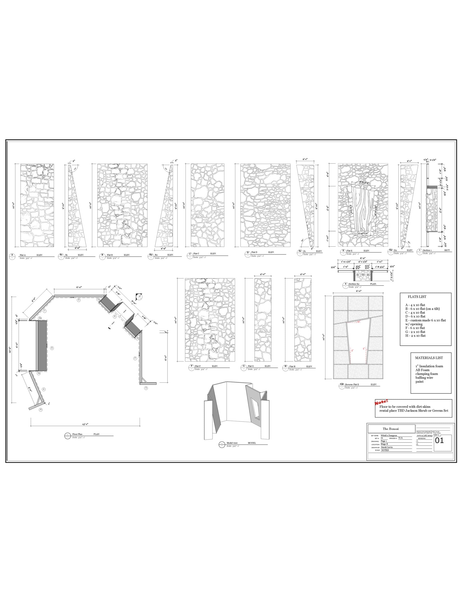 The Bonsai — Process & Plans 8