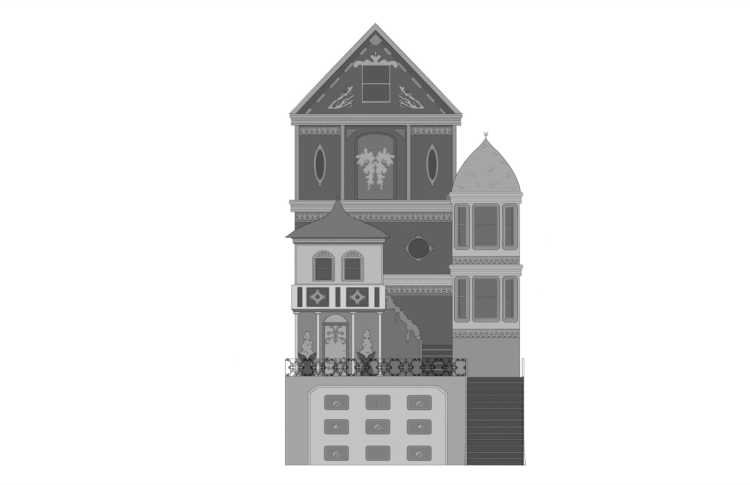 Victorian House — Studies 3