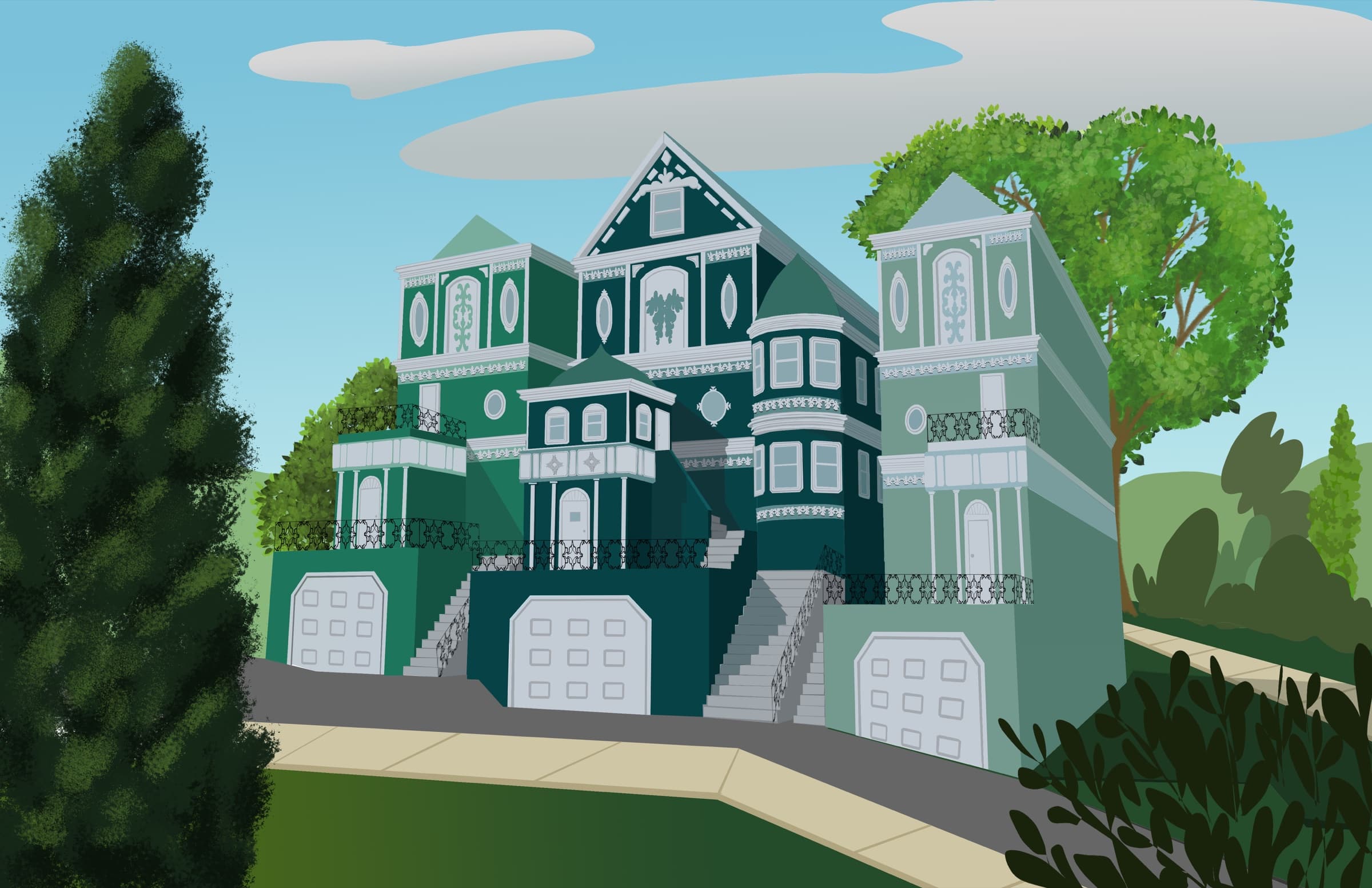 Victorian House — Studies 4
